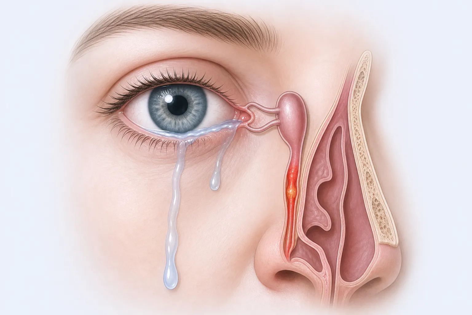 Blocked tear duct and chronic tearing