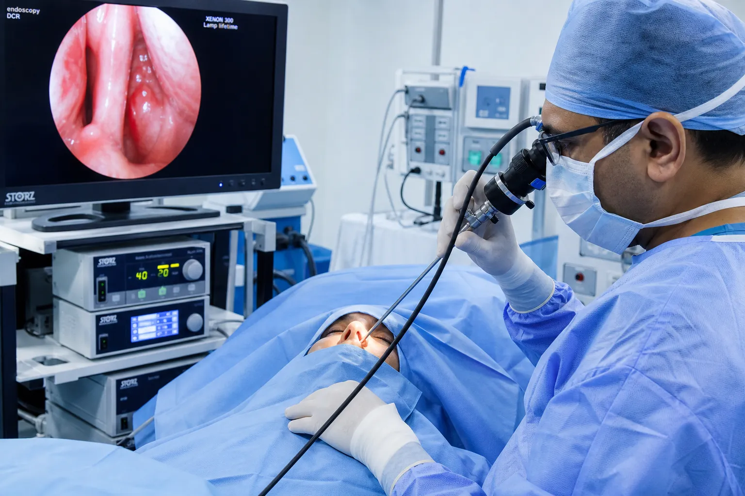 Endoscopic tear duct opening