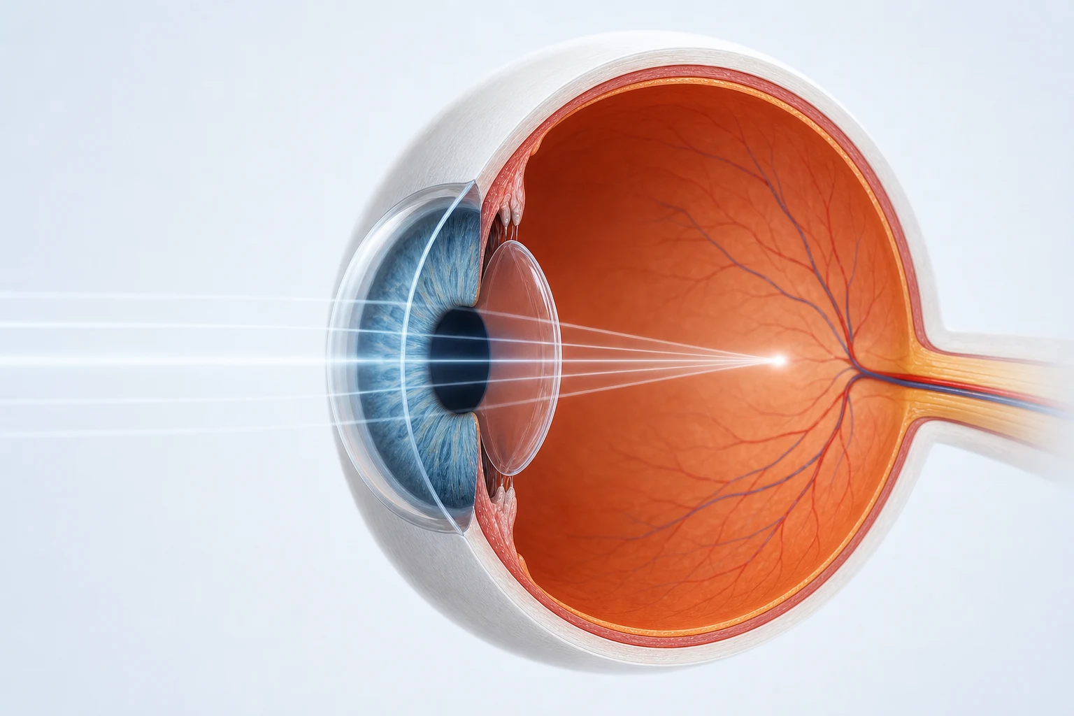 Clear vision after the procedure