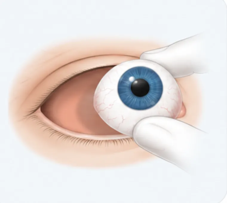 Fitting of the ocular prosthesis