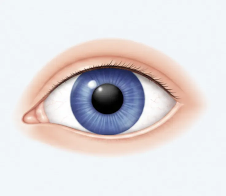 Eye after treatment