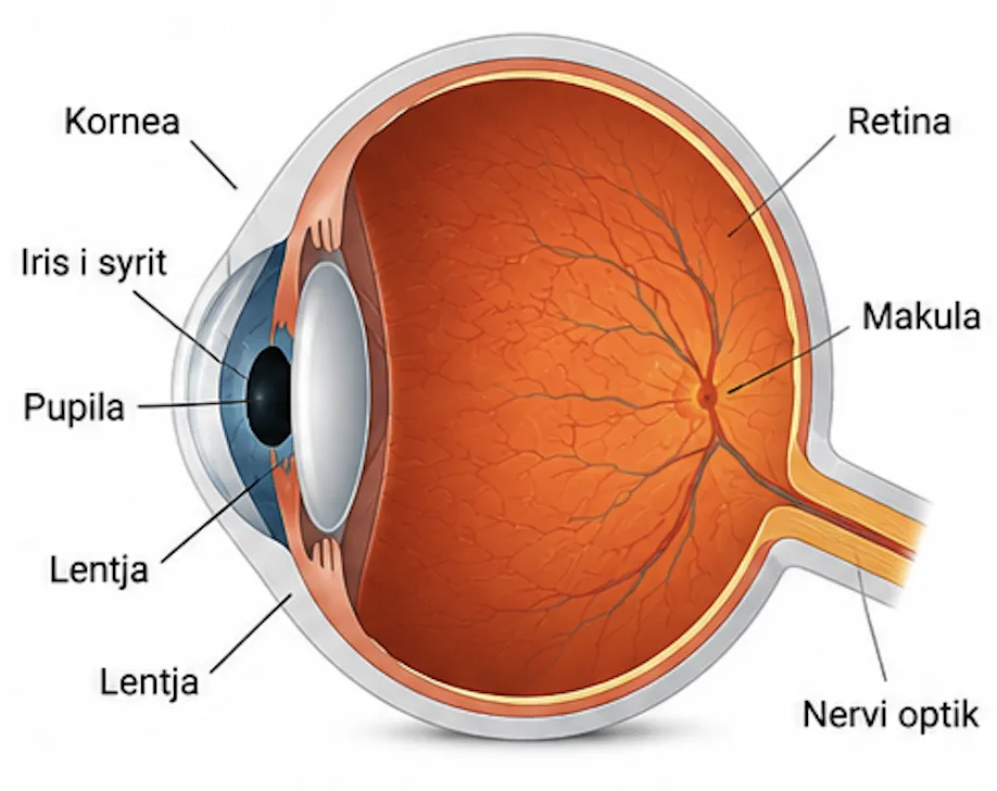 Anatomy of the eye