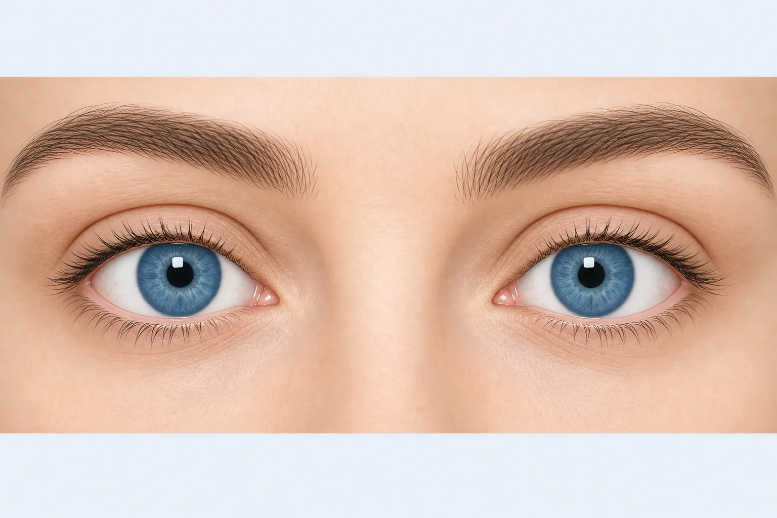 Eyes aligned after surgery