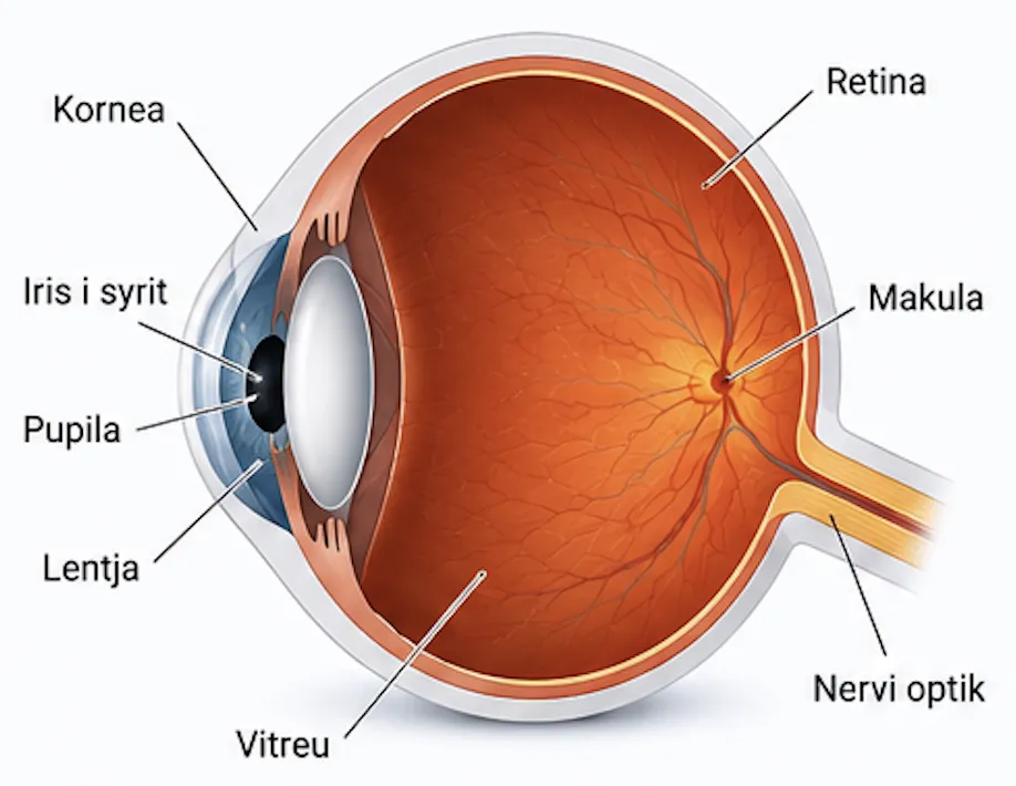 Anatomy of the eye