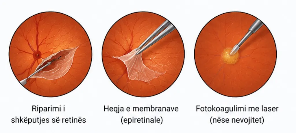 Treatment of the retinal problem