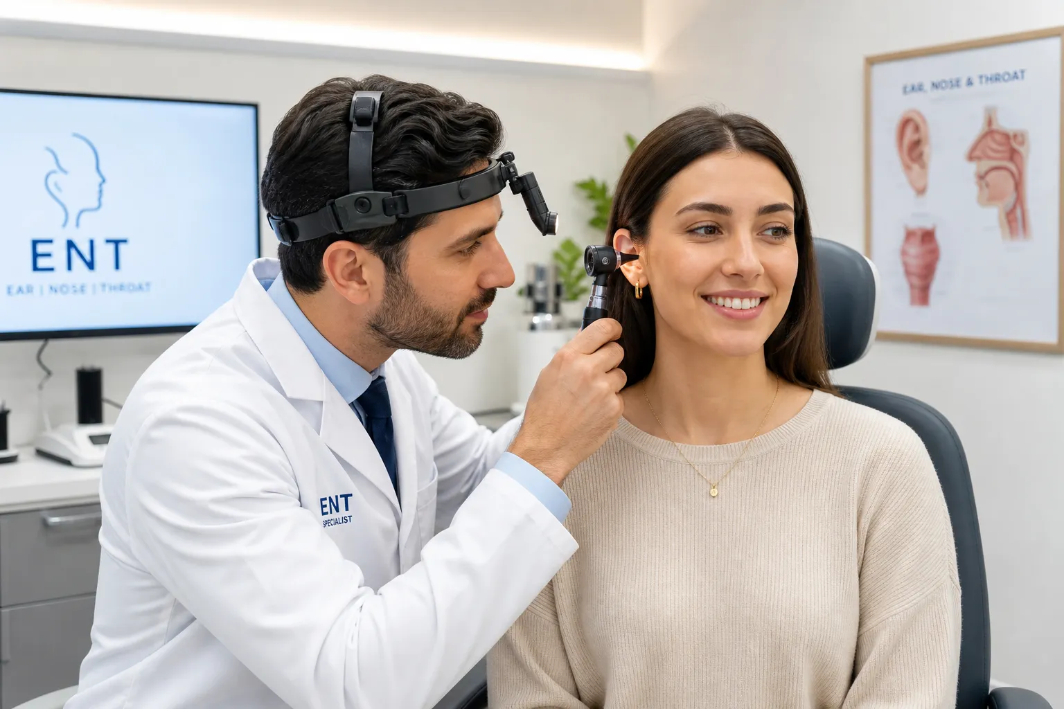 Ear, nose and throat visits
